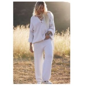 Free People Hailee Sweater set (Ivory Heather)